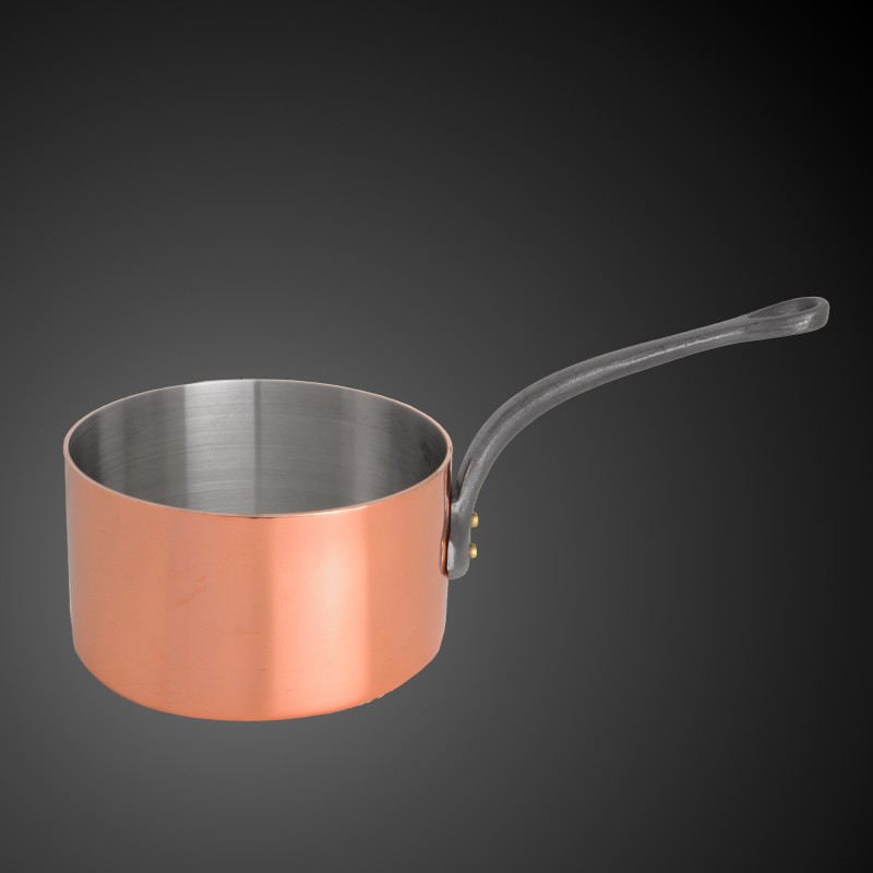 Copper pan with stainless steel